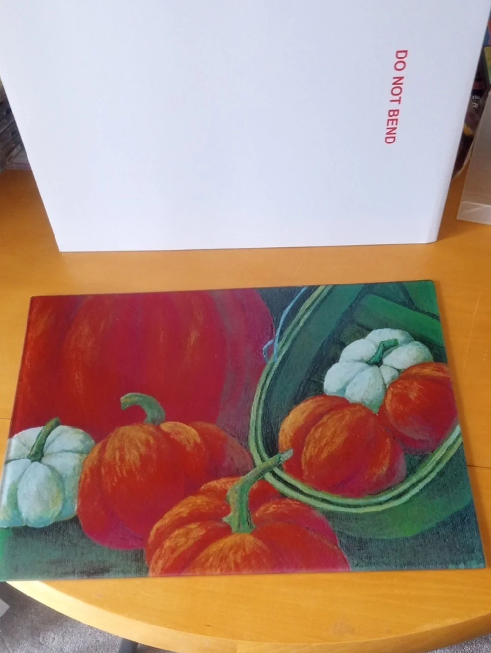 Still Life Cutting Board - Red & Green